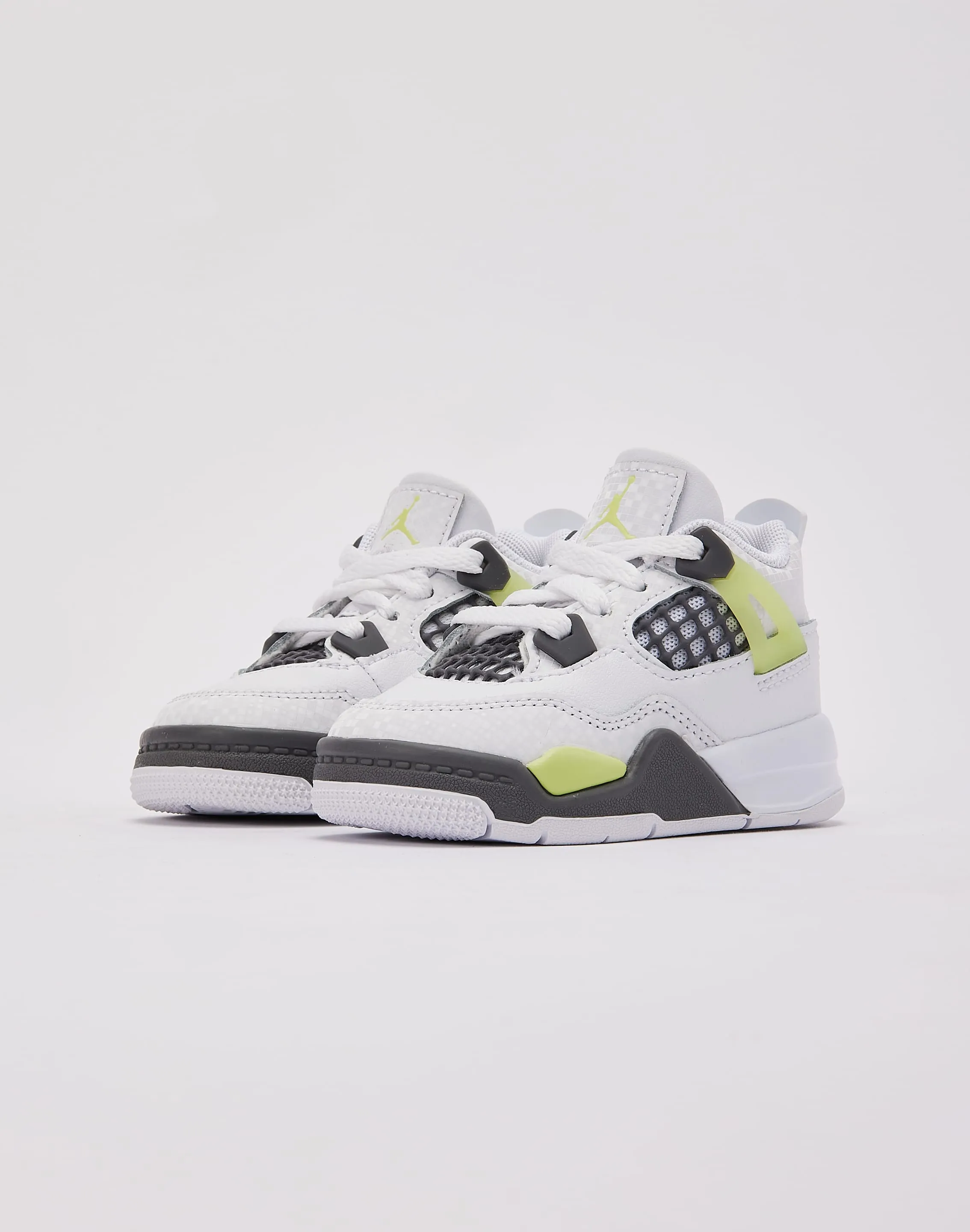 Jordan Air Jordan 4 Retro 'Light Lemon Twist' Toddler Desert Path Strap Mode