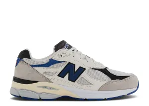New Balance 990 v3 Teddy Santis Made In USA Cream Blue Eva Midsole