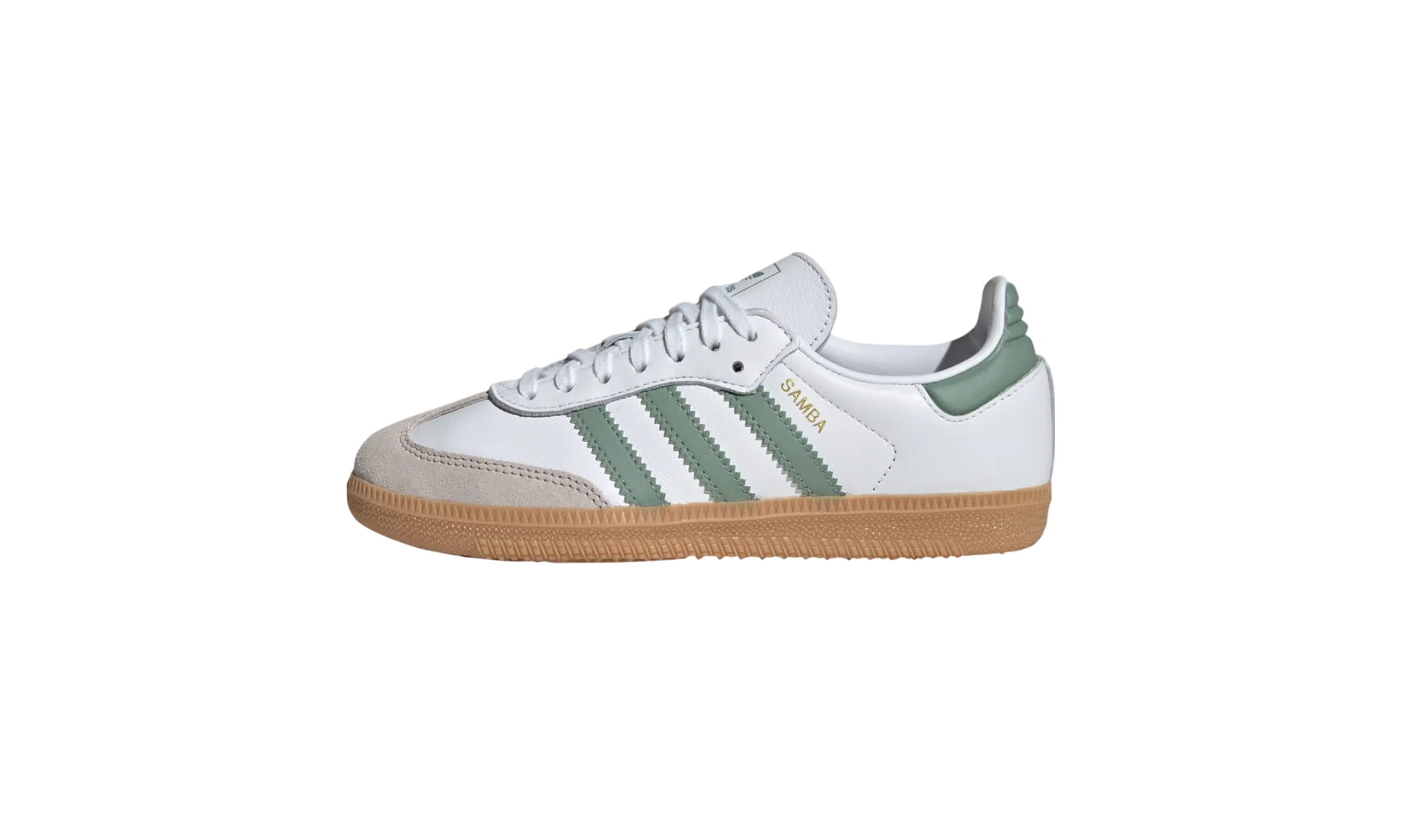 morning run Samba OG GS "Cloud White Silver Green"