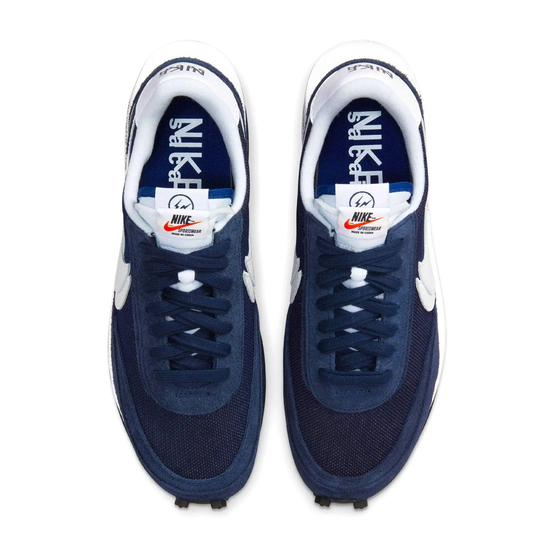 Non-Slip Grip Fragment Design X Sacai X Nike LDV Waffle 'Blackened Blue'