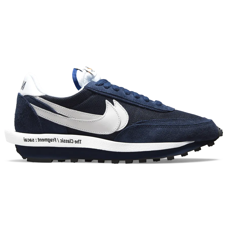Fragment Design X Sacai X Nike LDV Waffle 'Blackened Blue' Drive Ready
