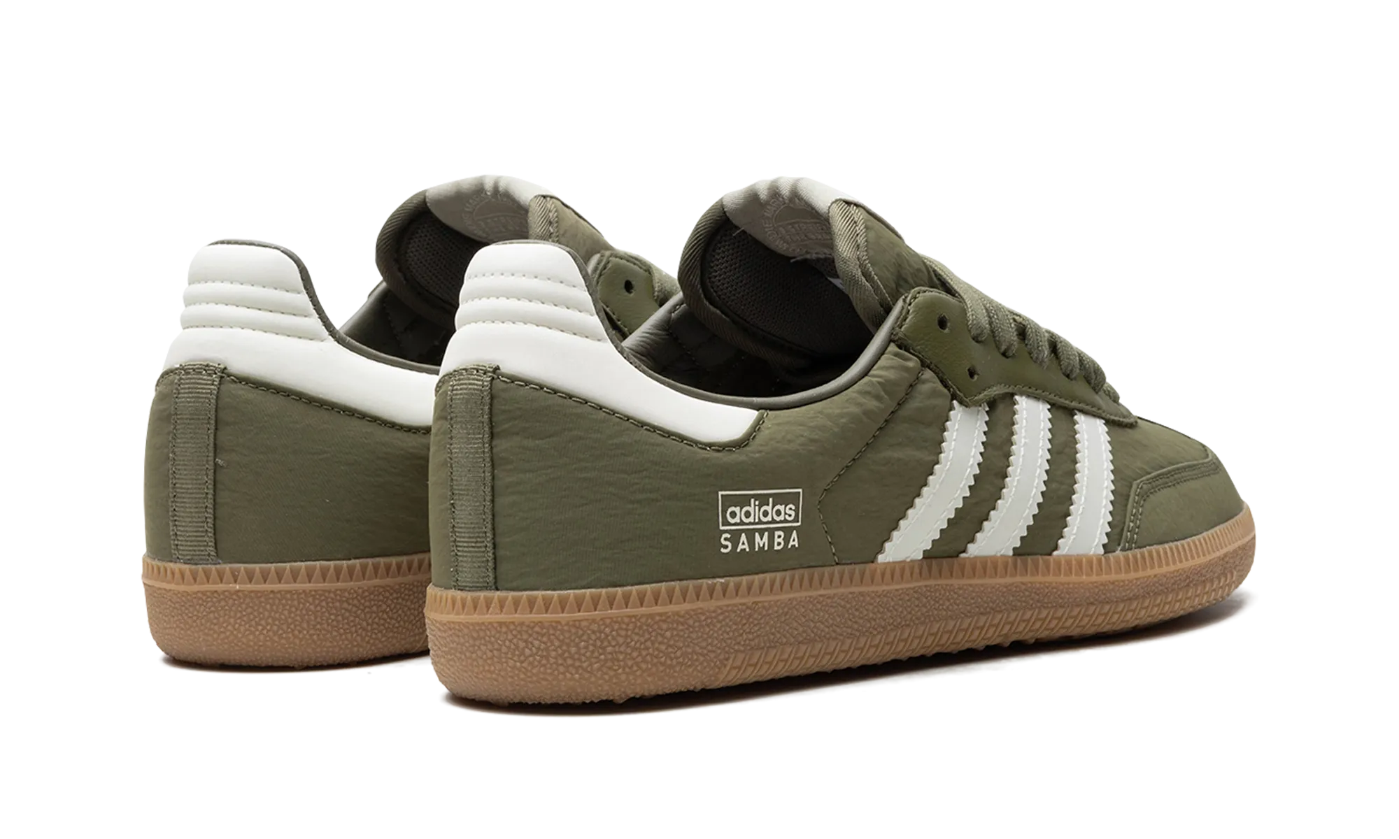 Foot Hug Slip On Mules Samba "Reflective Pack - Focused Olive"