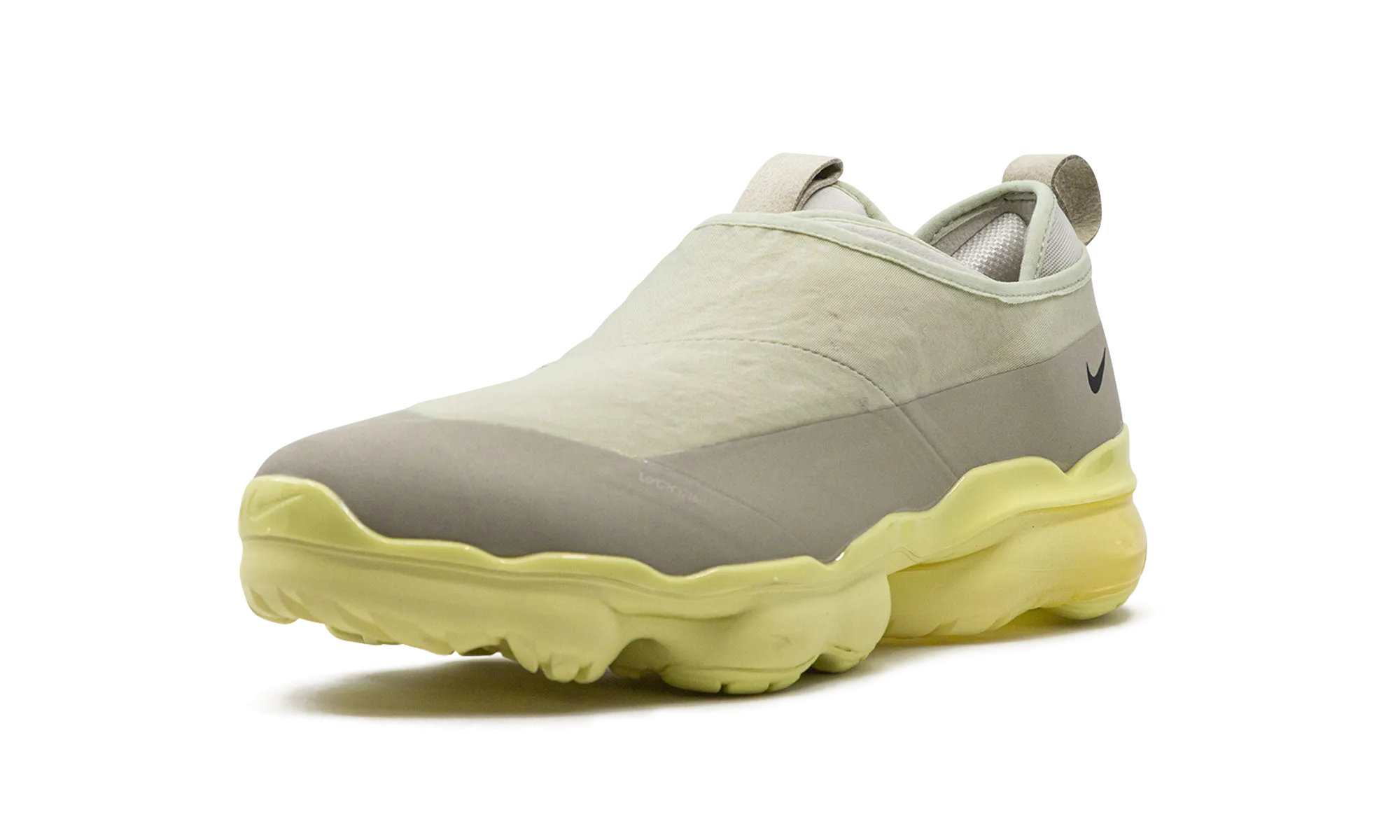VaporMax Moc Roam "Light Stone" running in a sidewalk area shoes responsive - midsole - feature shoes