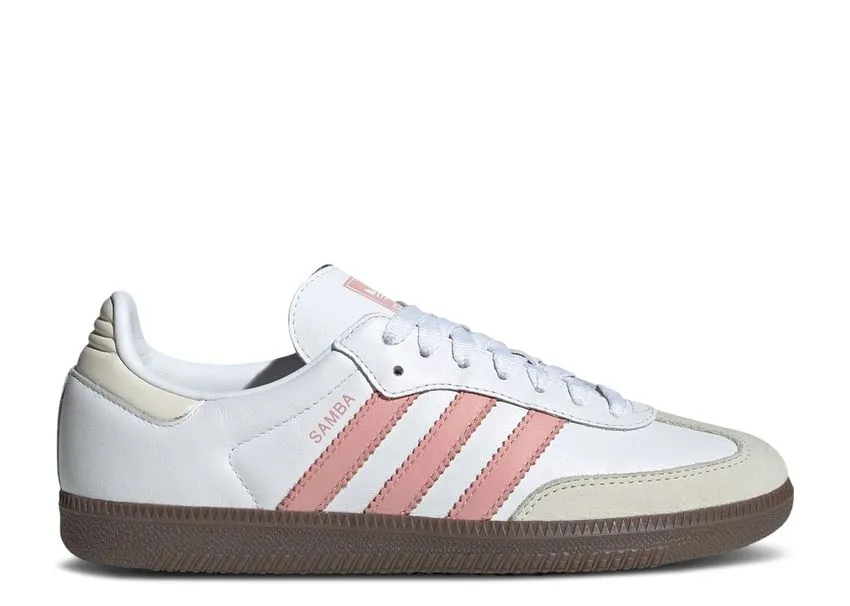 Coastal Style Slip-Resistant Shoes Adidas Samba OG White Wonder Mauve
