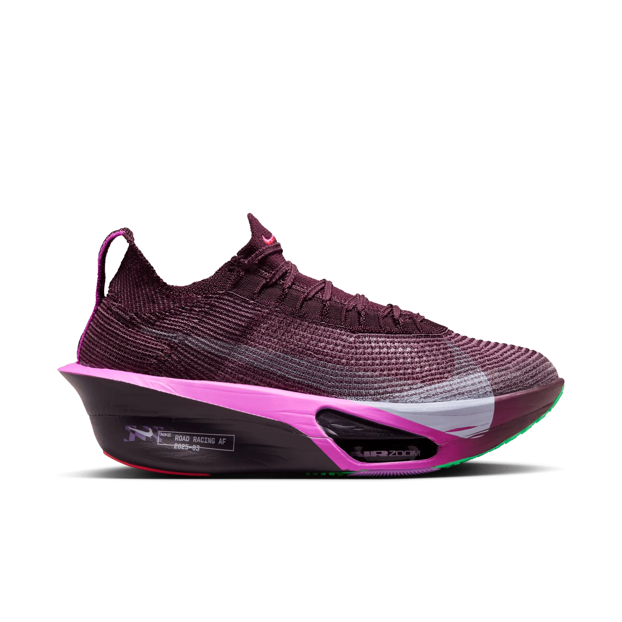 WOMEN'S ALPHAFLY 3 - B - 600 BURGUNDY CRUSH/OXYGEN PURPLE non - perforated - upper shoes