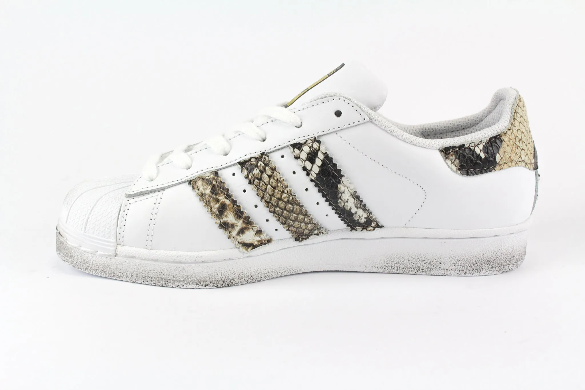 Air Touch Thick sole Adidas Superstar Pitone & Borchie