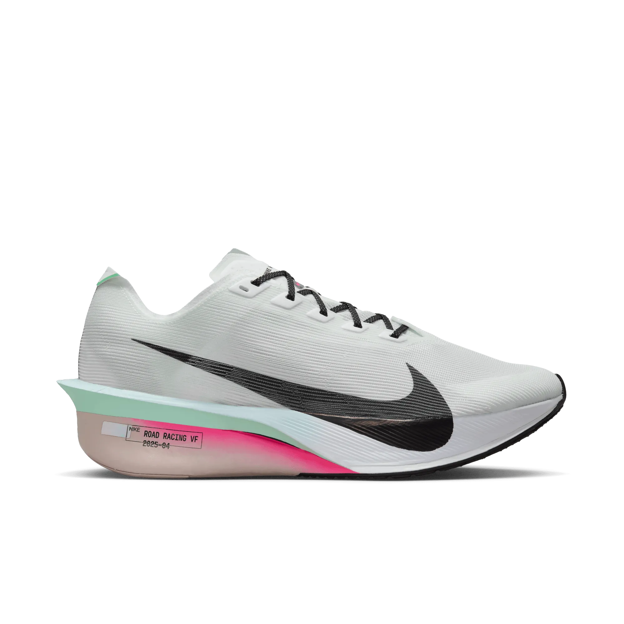 MEN'S VAPORFLY 4 - D - 101 WHITE/BLACK/HYPER PINK custom - fit shoes