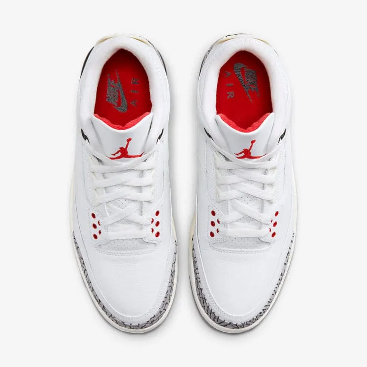 Pet Pace Low Top Jordan 3 Retro White Cement Reimagined