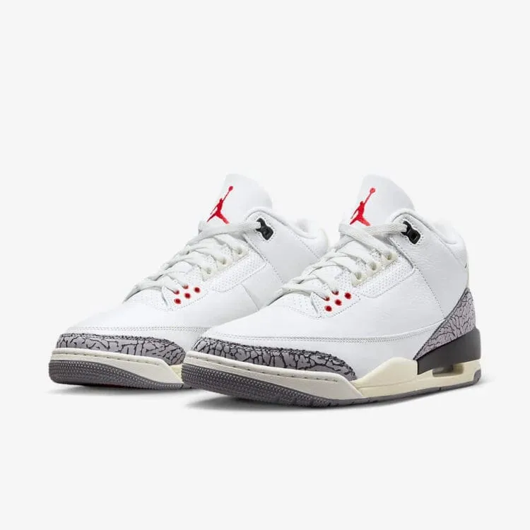 Clean Movement Jordan 3 Retro White Cement Reimagined
