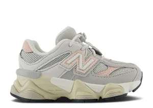 New Balance 9060 Grey Pink (TD) Gym Style Drop Step