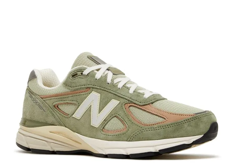 New Balance 990v4 MiUSA Teddy Santis Olive Incense boho vibe