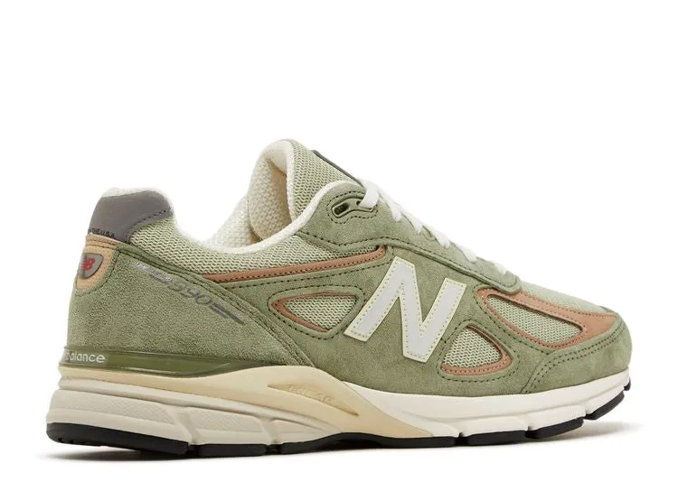 New Balance 990v4 MiUSA Teddy Santis Olive Incense Beach Trek