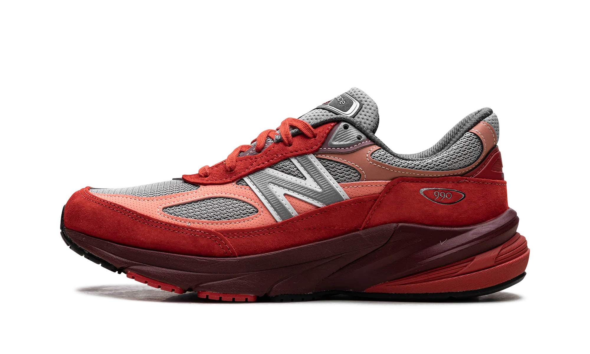 990v6 "Made in USA - Molten Lava" comfort features Wood Jog