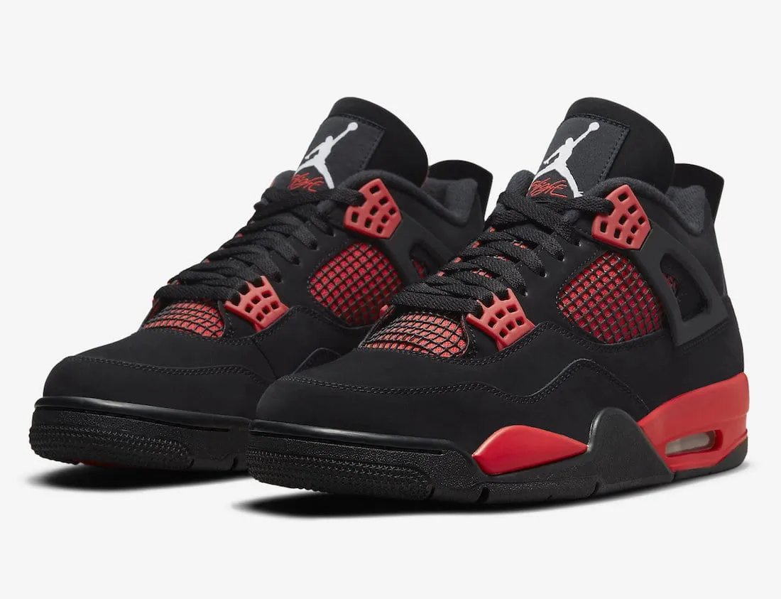 Road Ready Jordan 4 Retro Red Thunder (TD)