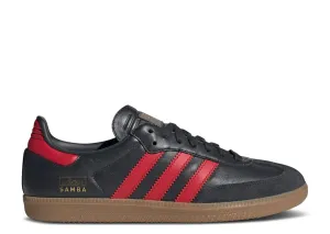 Modern Ease Adidas Samba OG Carbon Better Scarlet