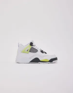 Jordan Air Jordan 4 Retro 'Light Lemon Twist' Pre-School Comfortable fit Business Mode
