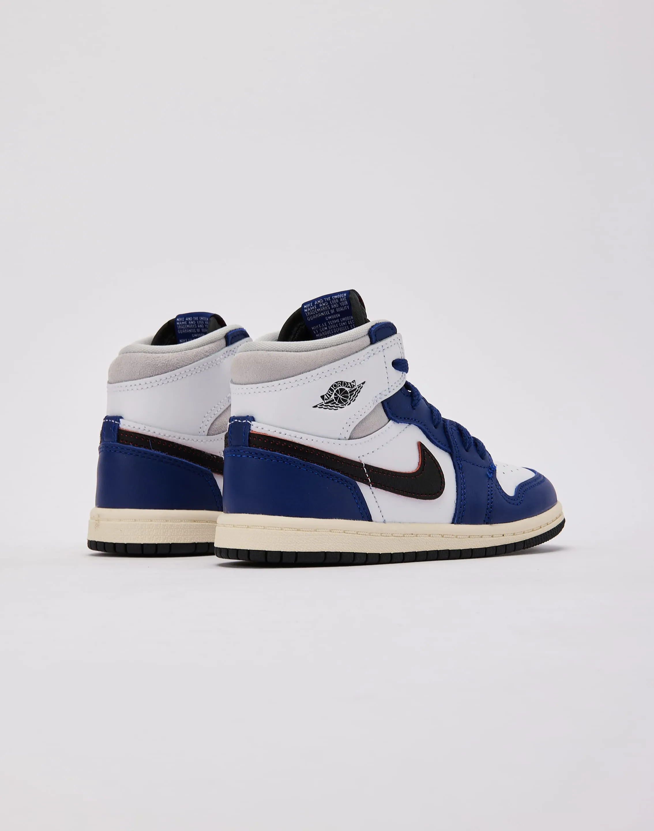 Jordan Air Jordan 1 Retro High OG 'Rare Air' Toddler waterproof Elastic laces