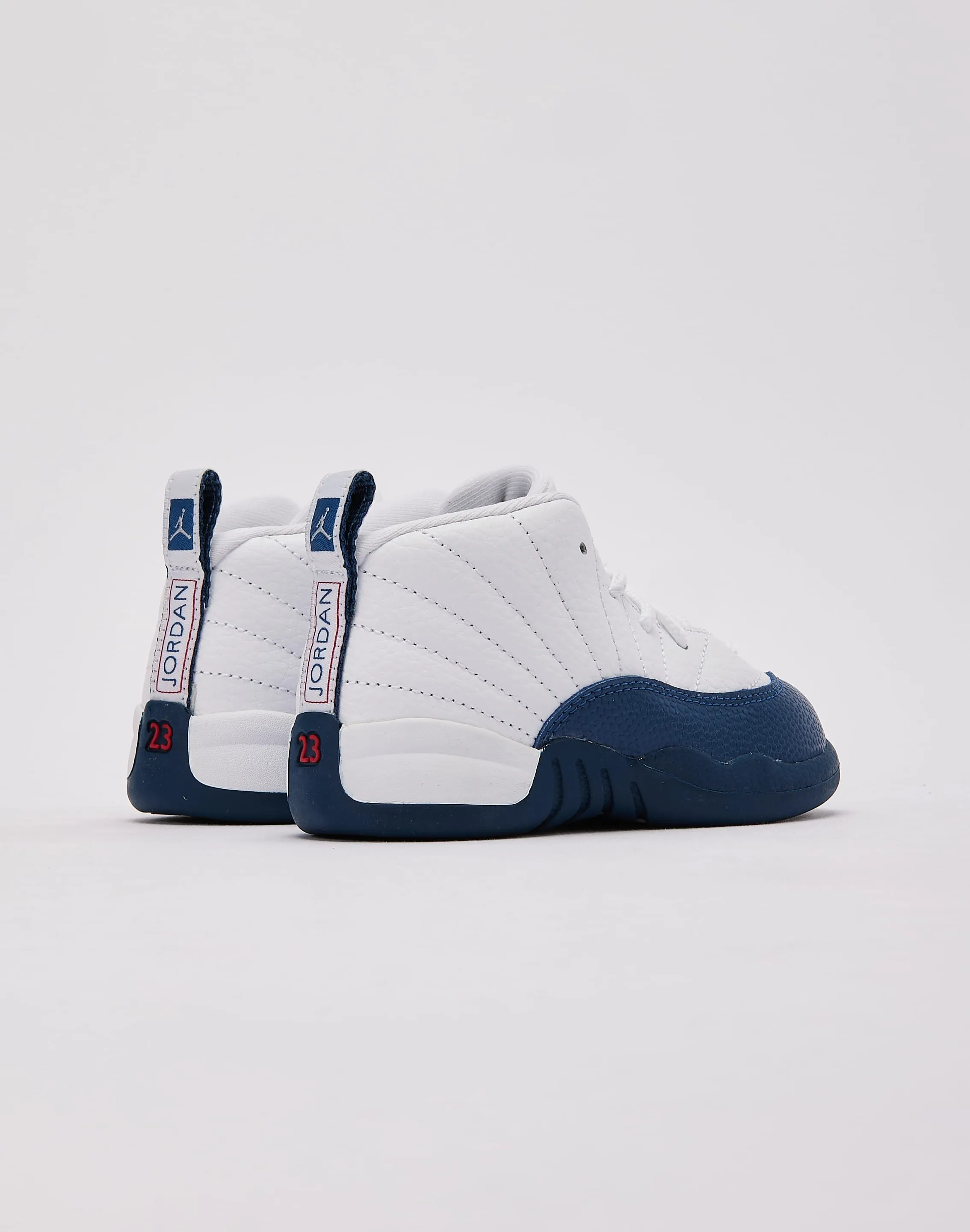 Leather Jordan Air Jordan 12 Retro 'French Blue and White' Toddler