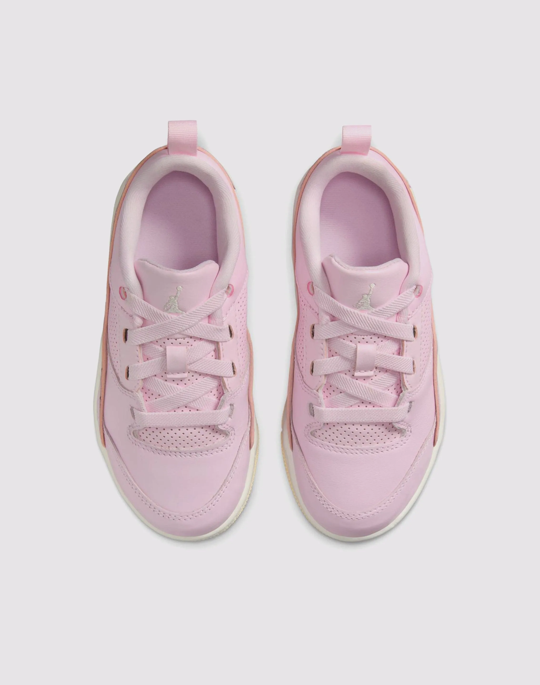 Strong Grip Durable Build Jordan Flight Court Preschool Girls' "Pink Foam/Sail/Muslin"