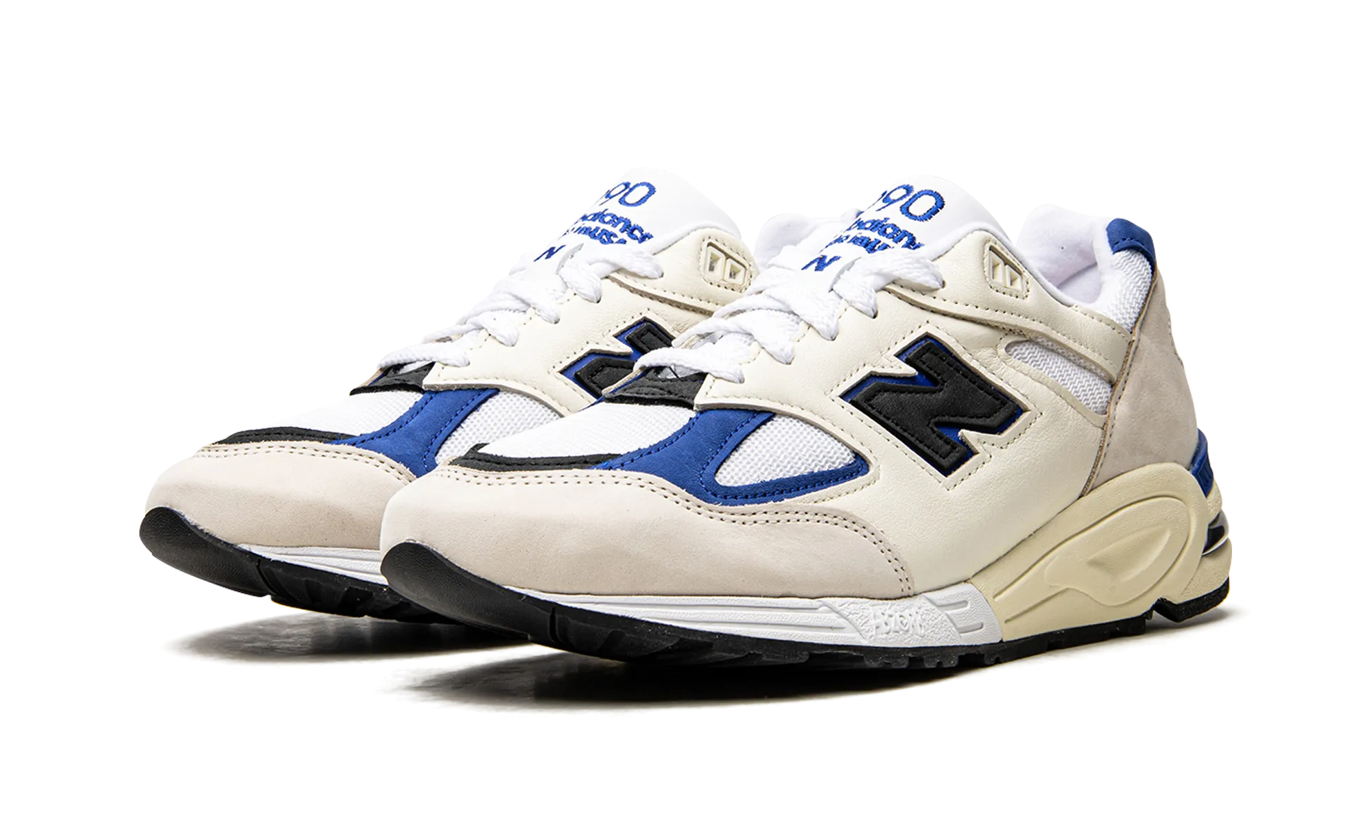 990v2 "Made In USA White/Blue" Reinforced Seams