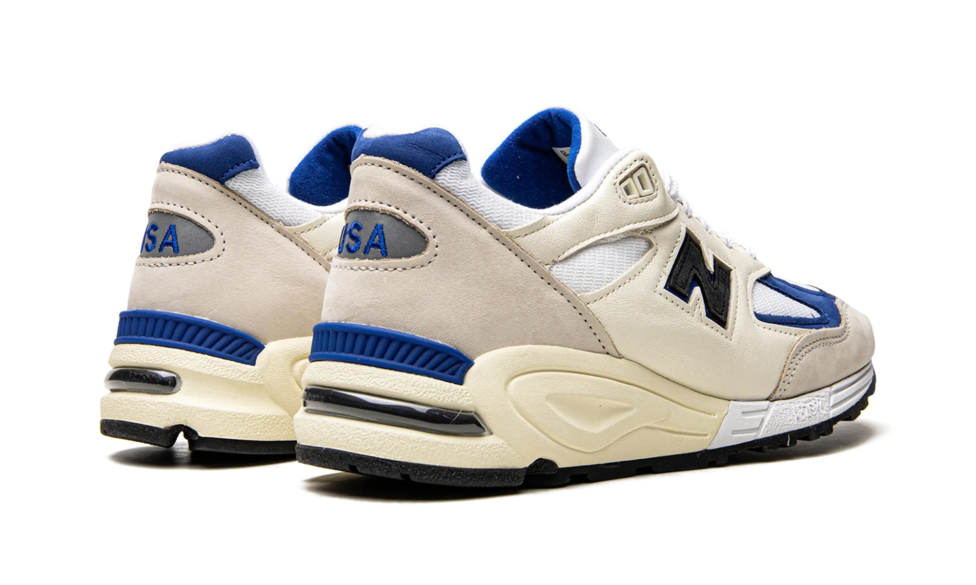 Cushion Boost Strap 990v2 "Made In USA White/Blue"
