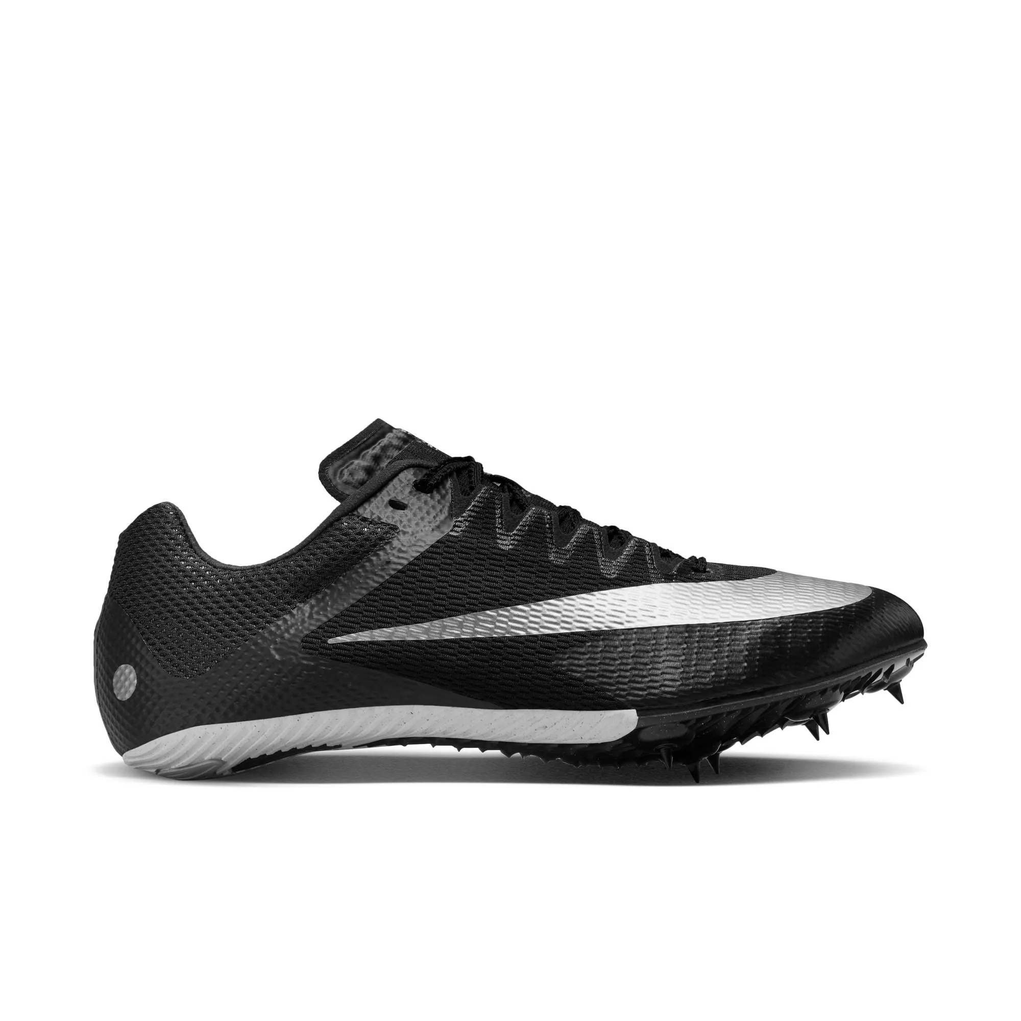summer shoes Sporty Style ZOOM RIVAL SPRINT - 001 BLACK/METALLIC SILVER