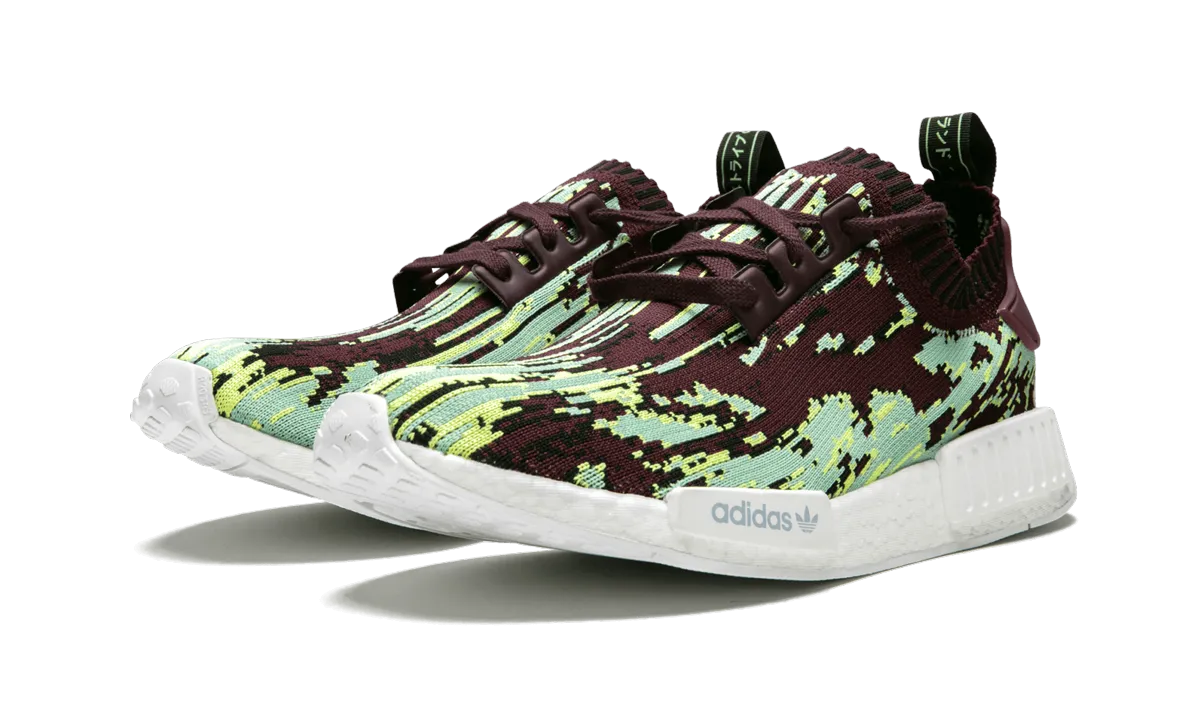 NMD R1 PK "Sneakersnstuff Datamosh 2.0 - Maroon" Mobility Boost