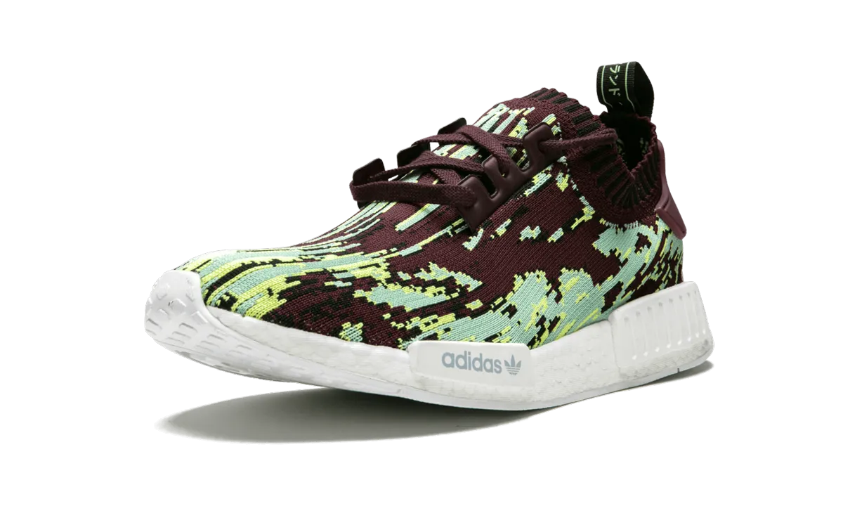 Outdoor Day weekend use NMD R1 PK "Sneakersnstuff Datamosh 2.0 - Maroon"