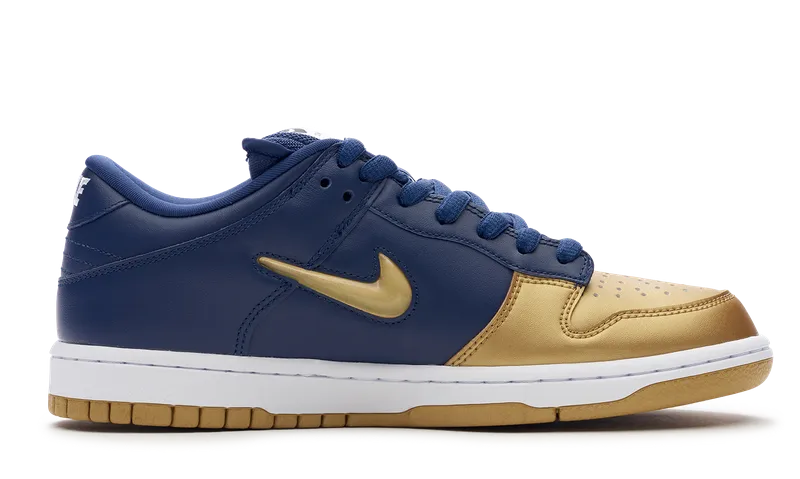 Nike Dunk SB Low x Supreme QS Metallic Gold 2019 (CK3480-700) Men's Size 7-13 Pastel Tones