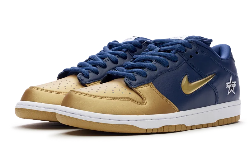 Nike Dunk SB Low x Supreme QS Metallic Gold 2019 (CK3480-700) Men's Size 7-13 Free Walk