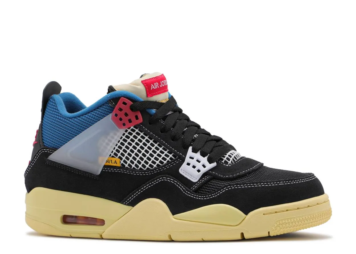 Modern Street Comfy Outsole Air Jordan 4 Retro Union Off Noir