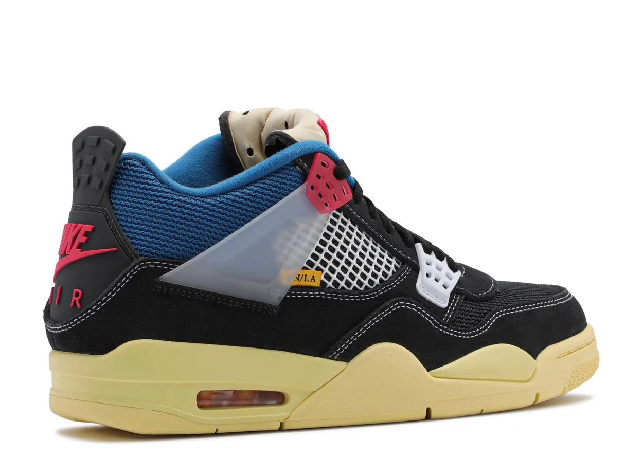 Warm Fit Air Jordan 4 Retro Union Off Noir
