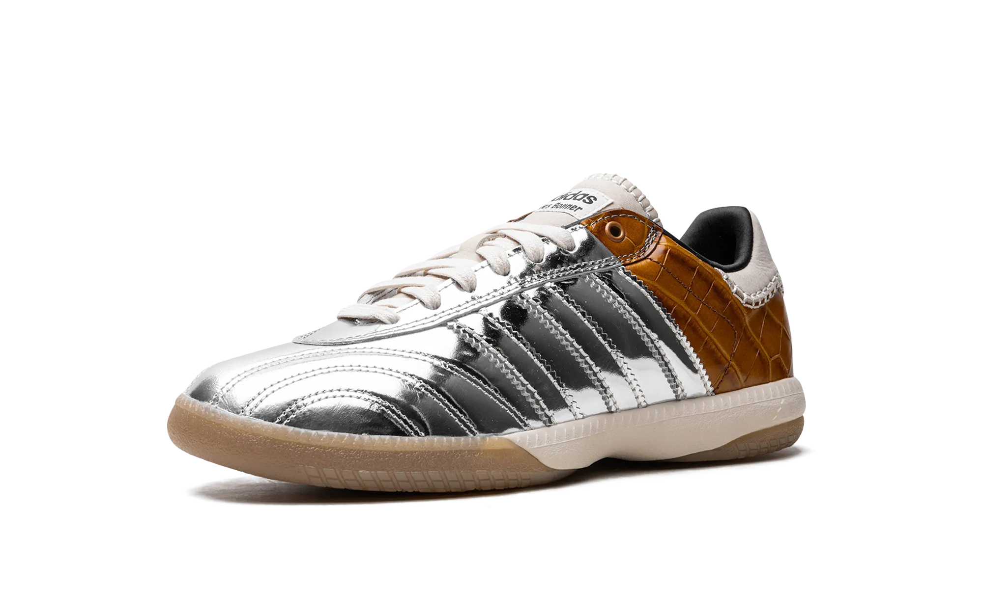 Samba Millenium "Wales Bonner - Silver Metallic / Easy Yellow" Stability control