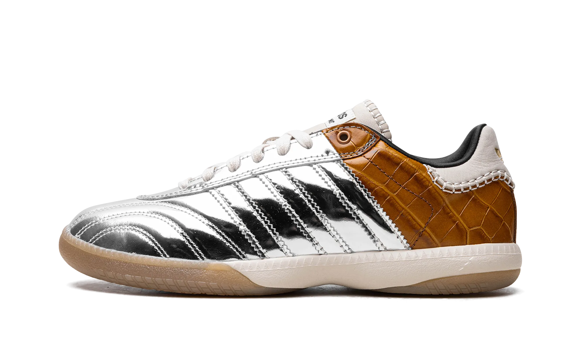Light Sole Samba Millenium "Wales Bonner - Silver Metallic / Easy Yellow"