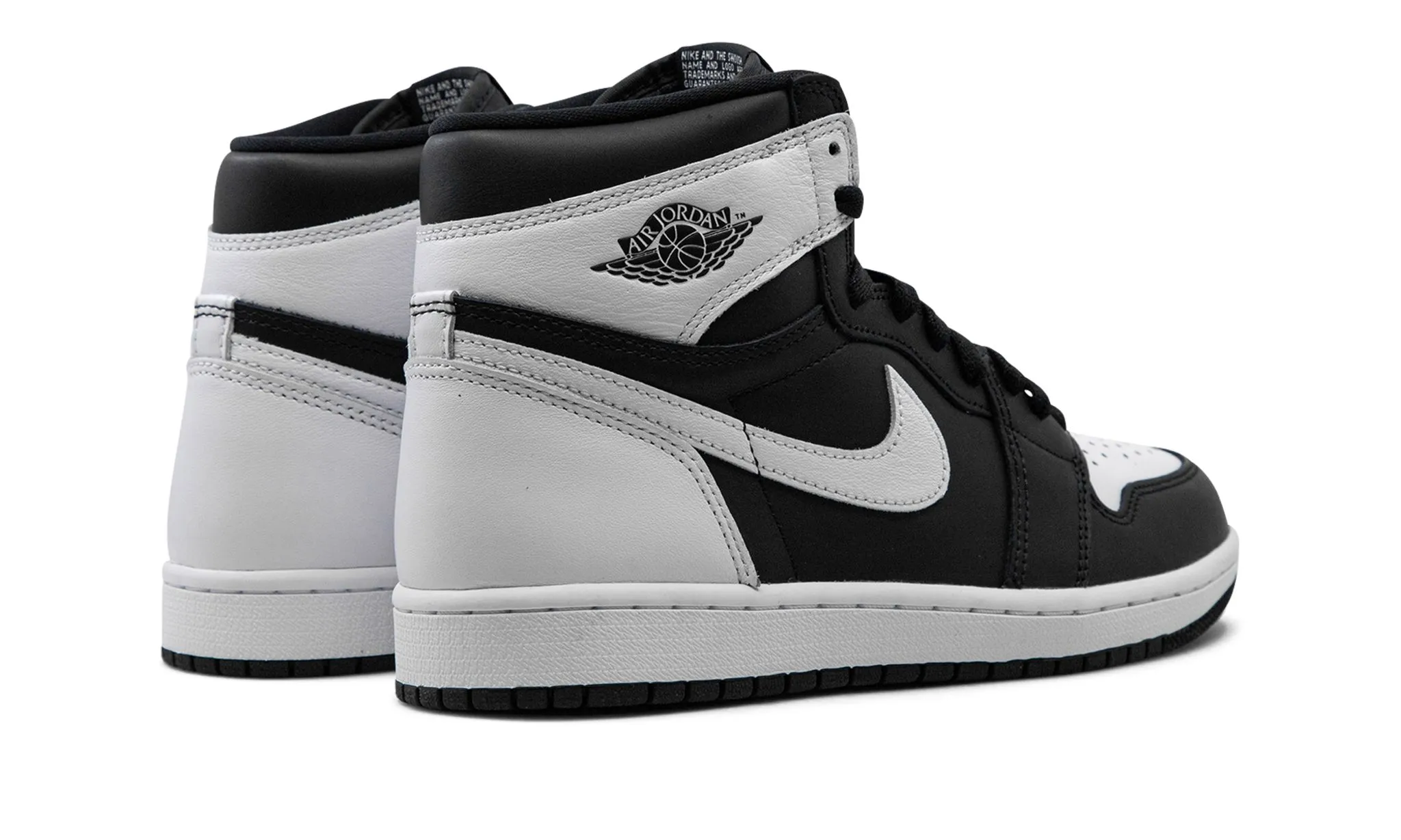 Form Fit Air Jordan 1 Retro High OG Reverse Panda / Black White 2.0
