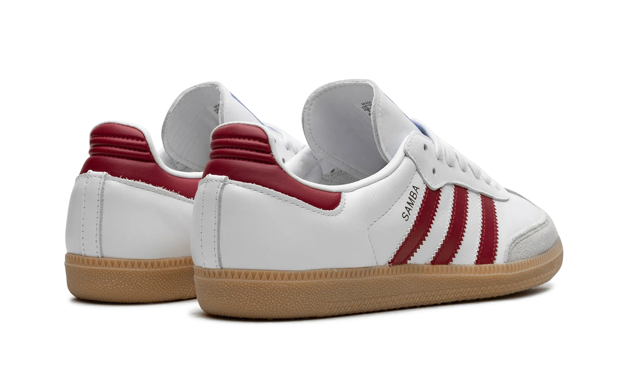 Flexible Midsole Comfortable Wear Samba OG "Collegiate Burgundy"