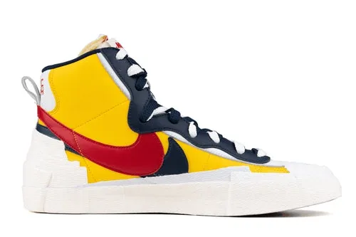 Nike Blazer Mid sacai Maize Navy Walk Daily Rock Path