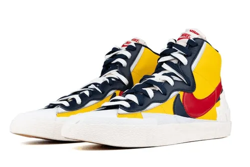 Nike Blazer Mid sacai Maize Navy Campus Run