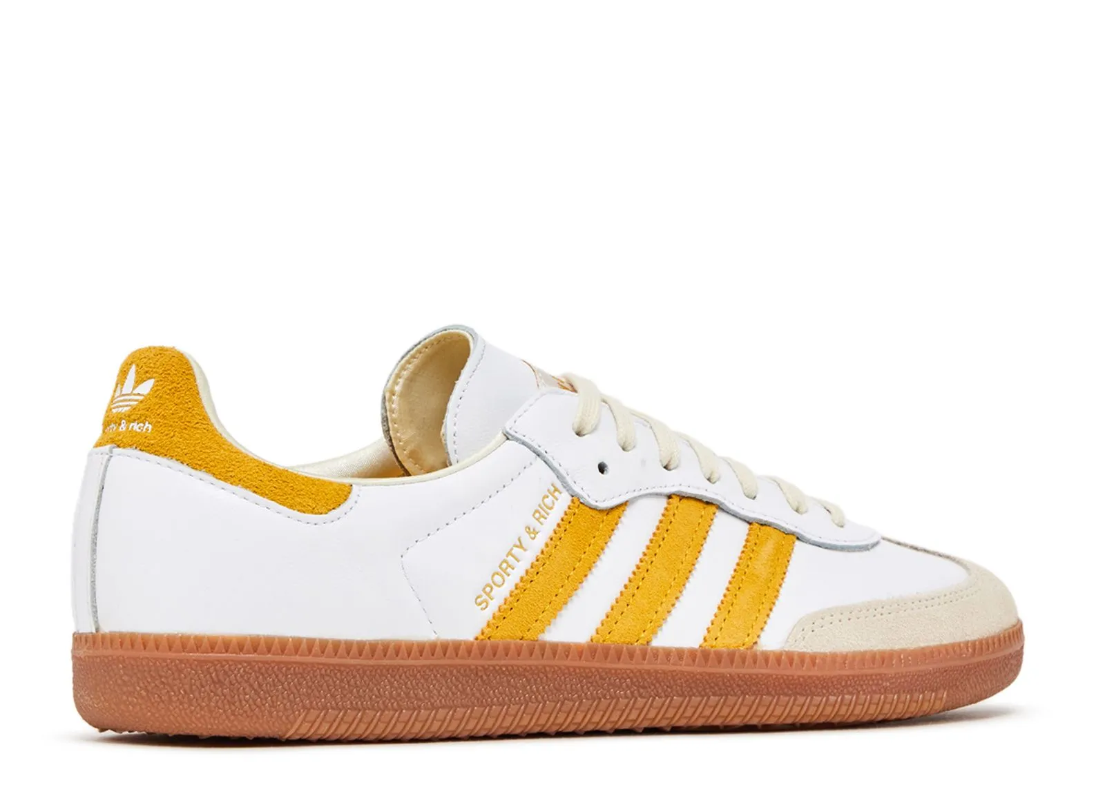 Fit And Go Lifestyle Ready Adidas Samba Sporty & Rich White Bold Gold