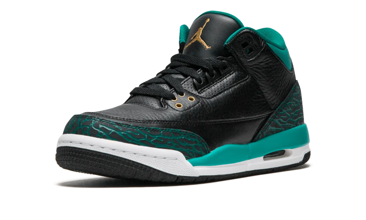 Air Jordan 3 Retro GS "Teal" Quick Steps Punch Step