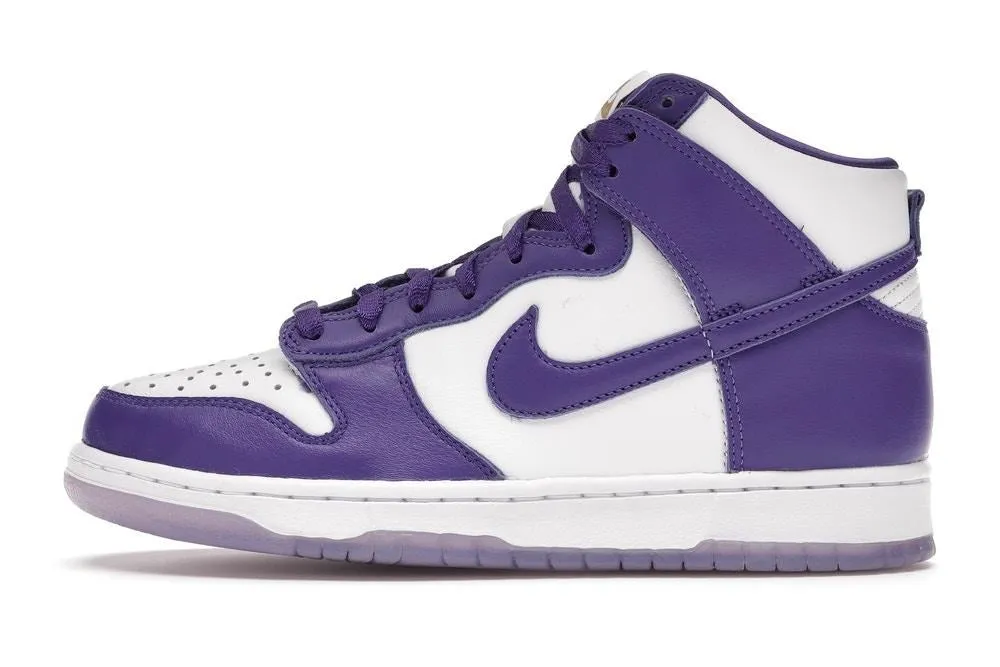 Nike Dunk High SP "Varsity Purple" Women's Minimal Stitch