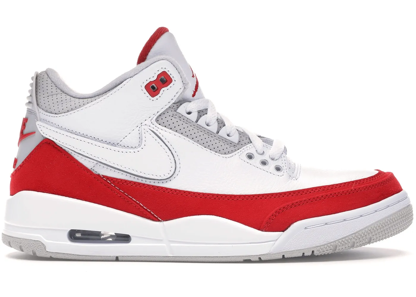 Jordan 3 Retro Tinker White University Red Harbor Hike