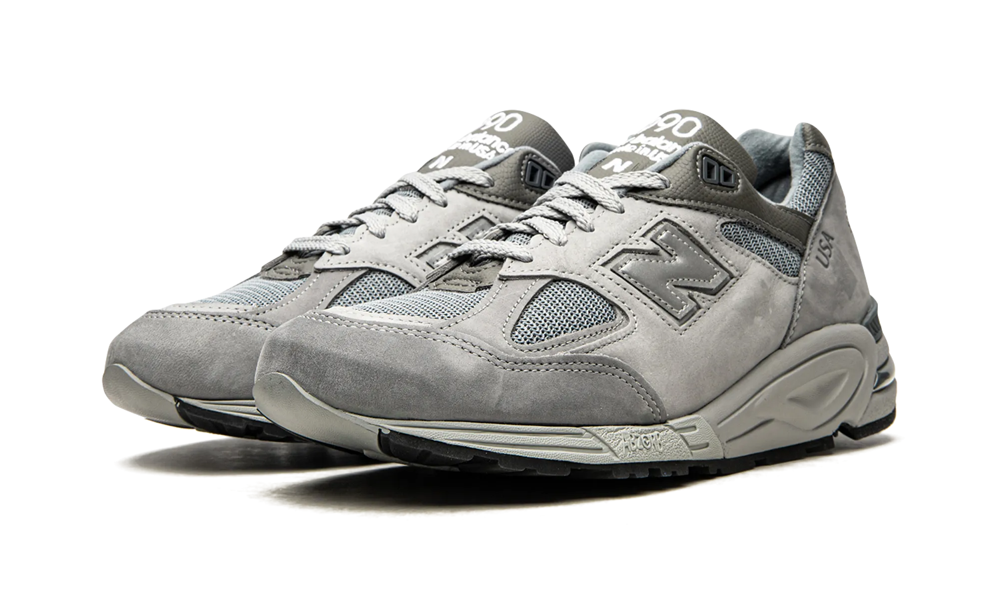 990 V2 "WTAPS - Grey" Retro Style Smooth Touch