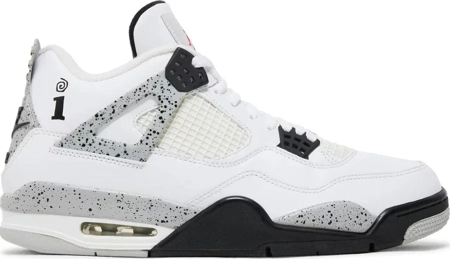 fashion pick Interscope Records x Air Jordan 4 Retro OG 'White Cement'