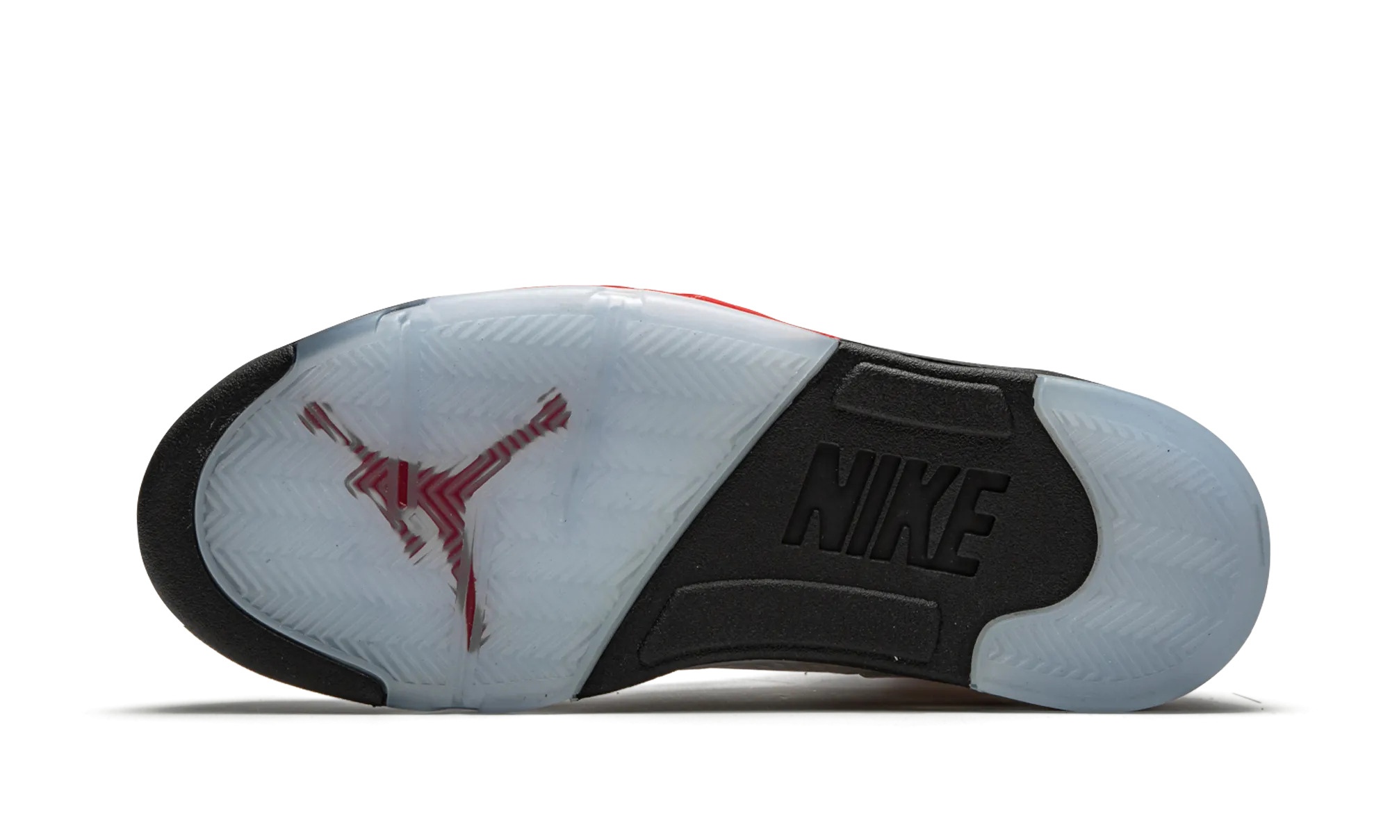 Jordan 5 Retro "Fire Red Silver Tongue" Light Reflection Grip Hike