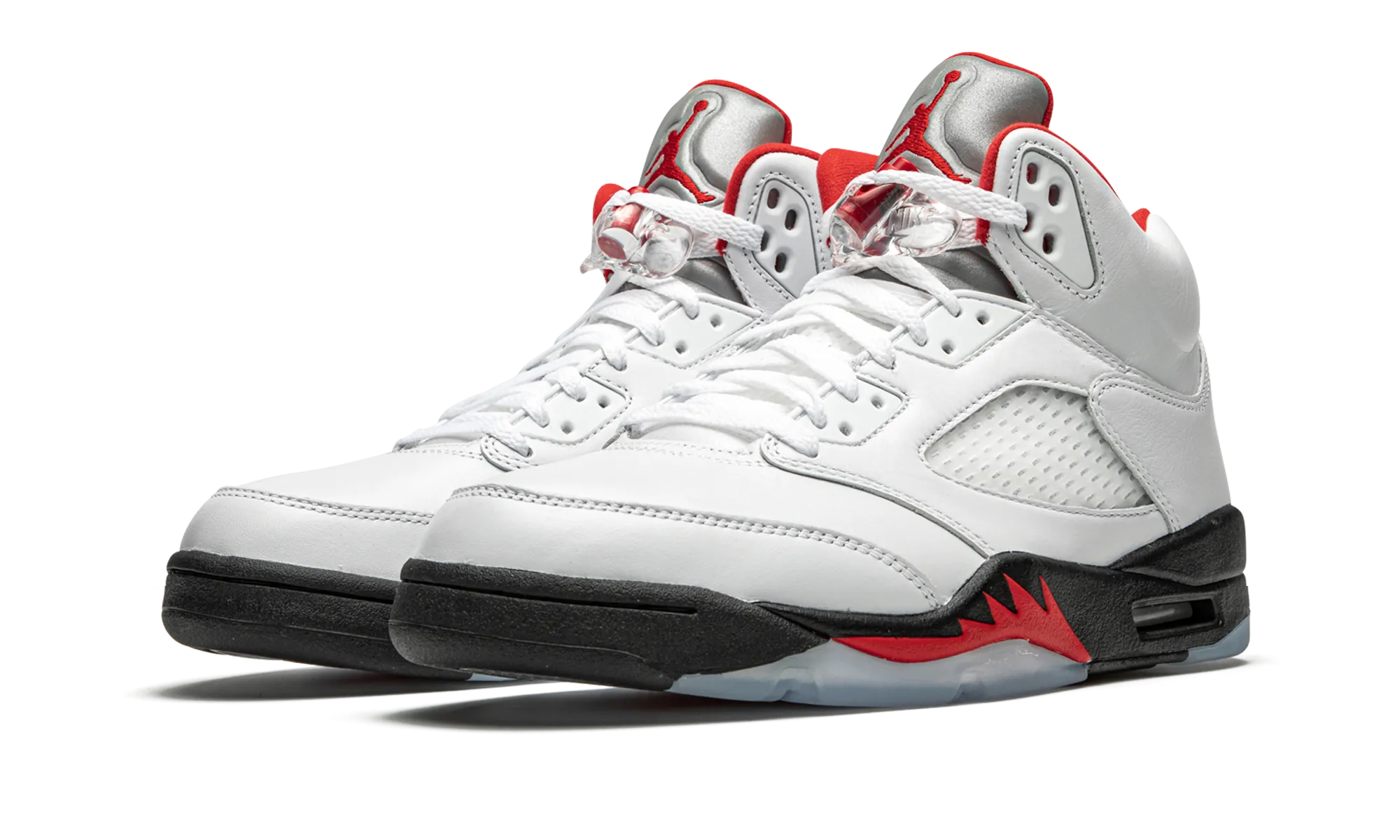 Jordan 5 Retro "Fire Red Silver Tongue" Modern Wear