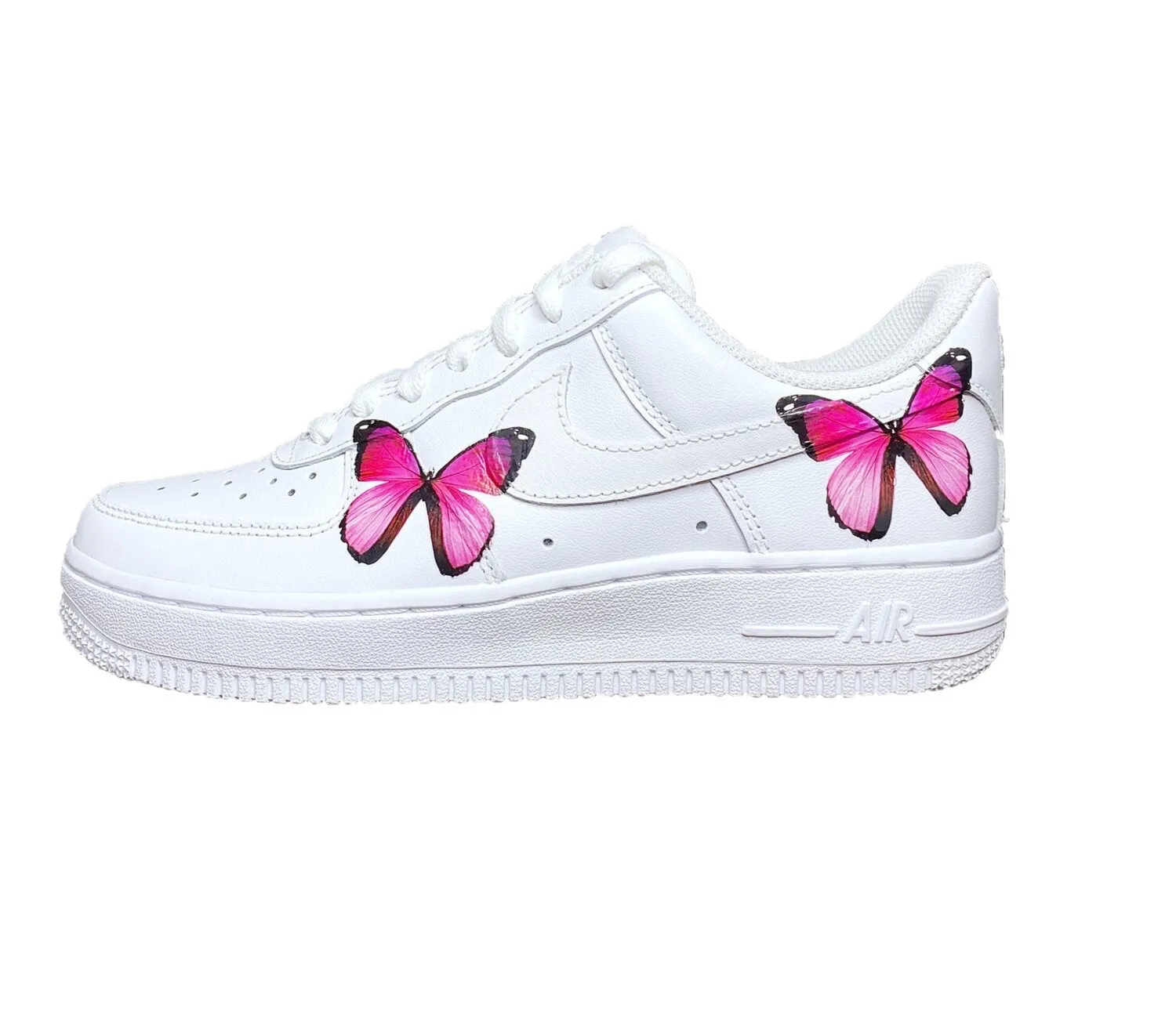 Hassle free Cloud Step Nike AF1 "Pink Butterfly" Custom