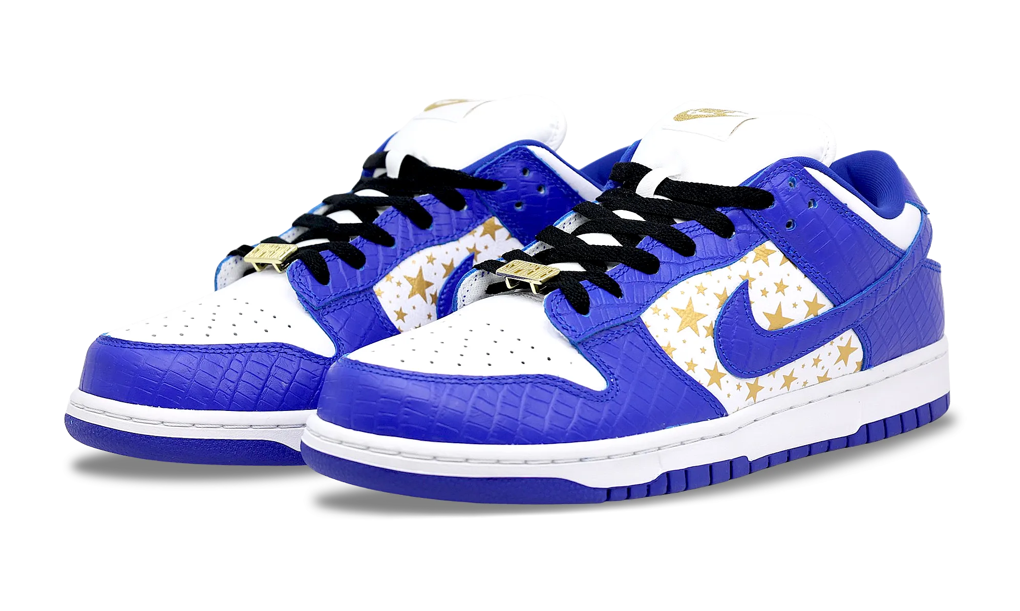 Nike SB Dunk Low x Supreme Stars Blue Hyper Royal (DH3228-100) Men's Size 10.5 Boat shoes