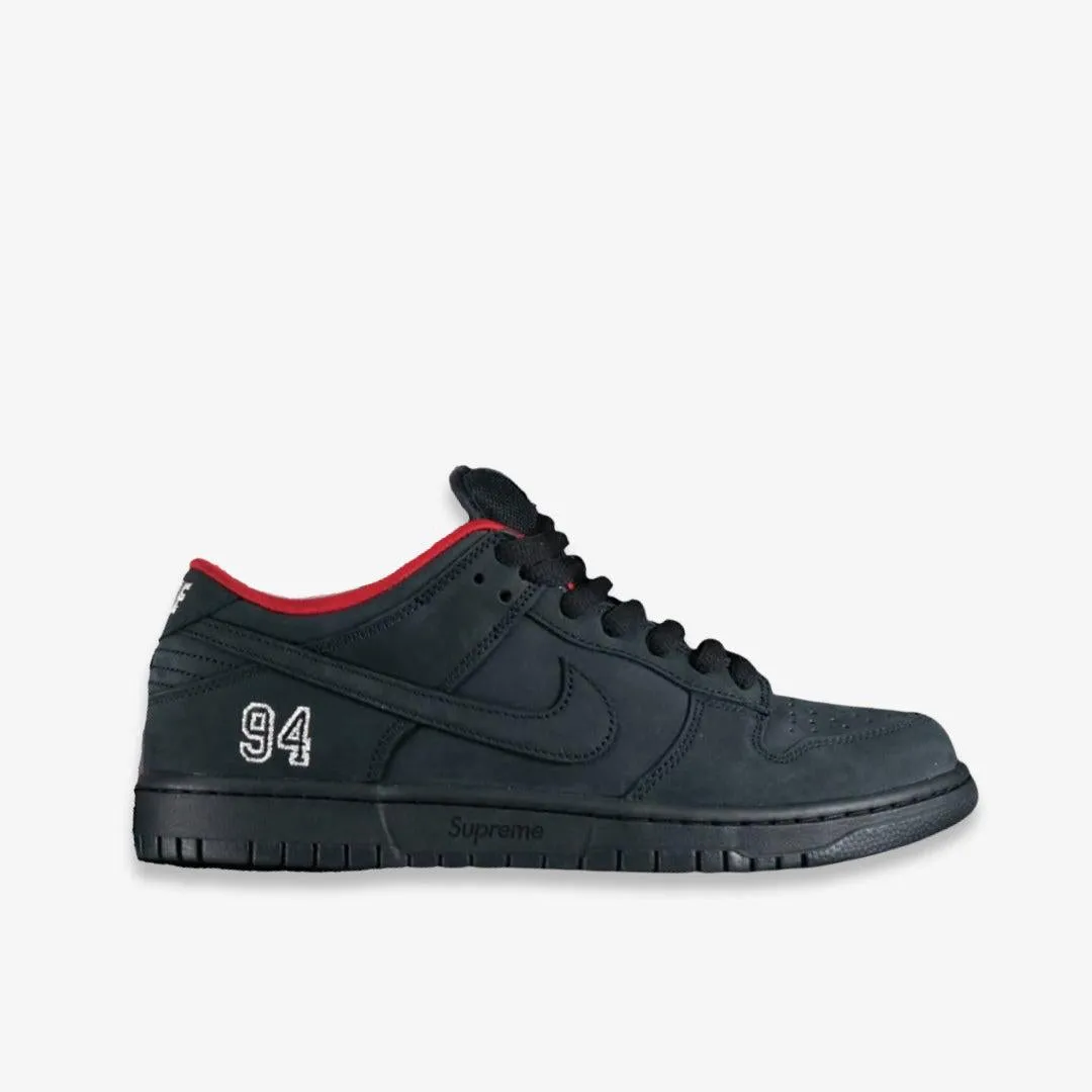 *PRE-ORDER* (Men's) Nike SB Dunk Low x Supreme 'Black' (2025) HQ8487-001 Adjustable Lunch Jog