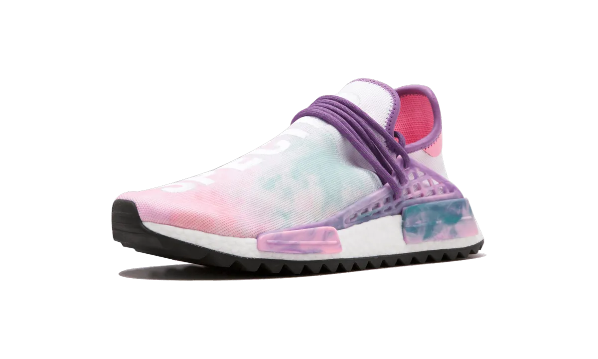NMD Humanrace Trail "Pharrell Williams - Holi Festival Pink Glow" Flexible Support Soft Leather